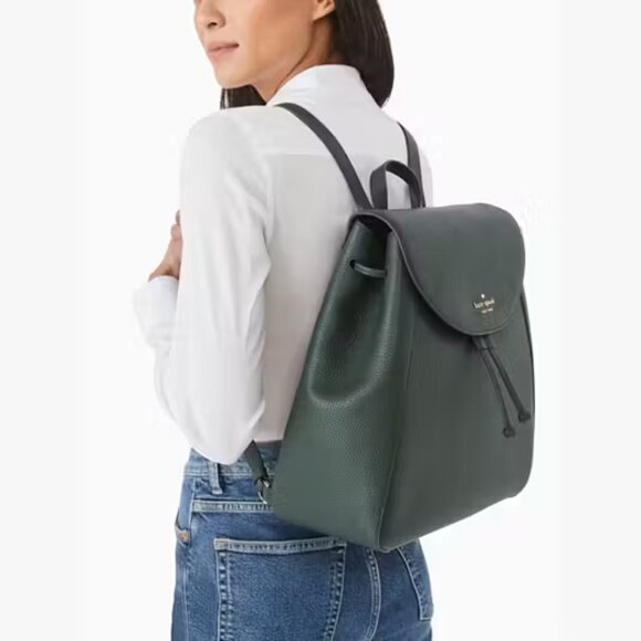 Kate Spade Leila Large Flap Backpack - Picture 3 of 16